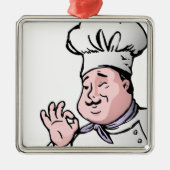 GOURMET CHEF METALEN ORNAMENT (Voorkant)