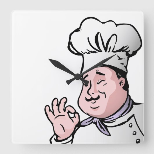 GOURMET CHEF VIERKANTE KLOK (Voorkant)