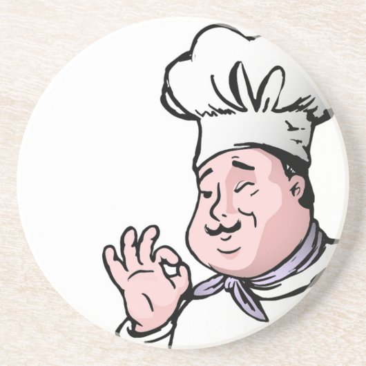 GOURMET CHEF ZANDSTEEN ONDERZETTER (Voorkant)