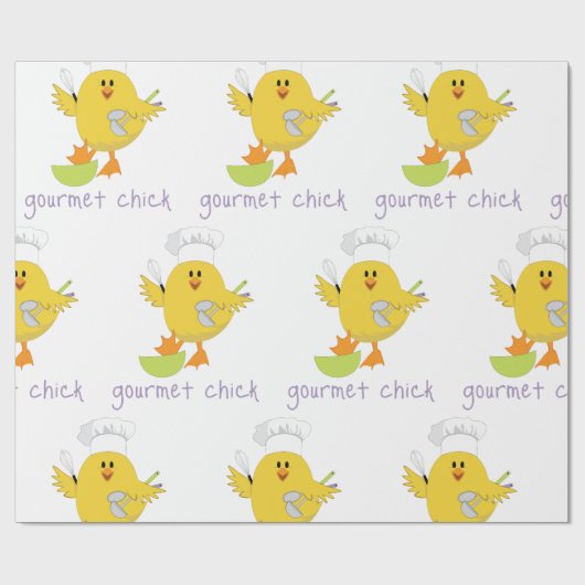 Gourmet Chick Cadeaupapier (Vlak)
