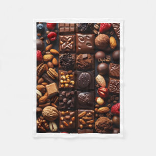 Gourmet chocolade en noten deken