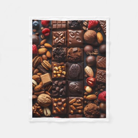 Gourmet chocolade en noten deken (Voorkant)