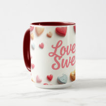 Gourmet chocolade Valentijnskaart "Liefde is zoet"