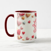 Gourmet Chocolate Valentine "Love Is Sweet" Mok (Links)