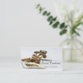 Gourmet Chocolates / Sweets Creations / Chocalatie Visitekaartje (Staand voorkant)