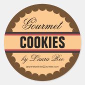 Gourmet Cookie Sticker (Voorkant)