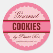 Gourmet Cookie Sticker (Voorkant)