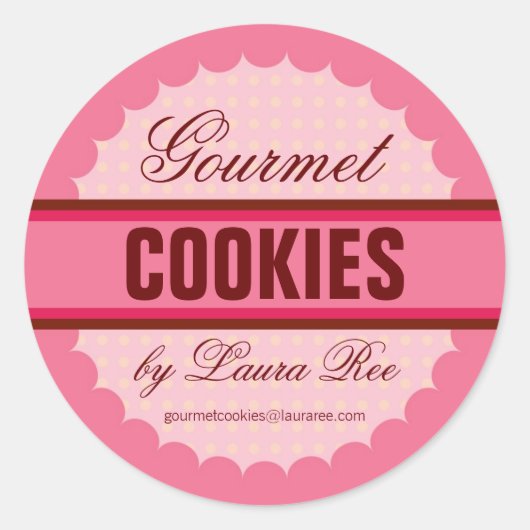 Gourmet Cookie Sticker (Voorkant)