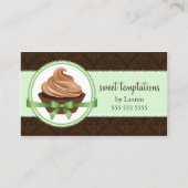 Gourmet Cupcake in Mint Bakery Visitekaartje (Voorkant)