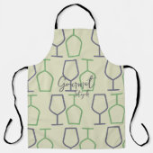 Gourmet Custom Virginia Wine Apron Schort (Voorkant)