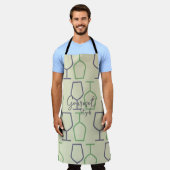 Gourmet Custom Virginia Wine Apron Schort (Gedragen)