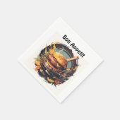 🍔 "Gourmet Delight" - Bon Appetit Servetten 🍴 (Hoek)