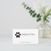 Gourmet Dog behandelt bakkerij Visitekaartje (Staand voorkant)