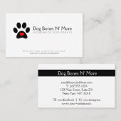 Gourmet Dog behandelt bakkerij Visitekaartje (Voorkant / Achterkant)