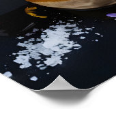 Gourmet Foie Gras met Rode Wijn Reductie Poster (Hoek)