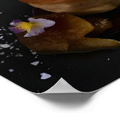 Gourmet Foie Gras met Rode Wijn Reductie Poster (Hoek)