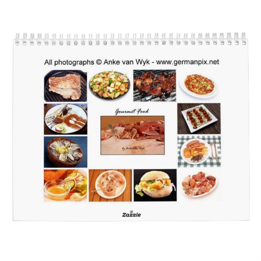 Gourmet Food Calendar Kalender (Achterkant)