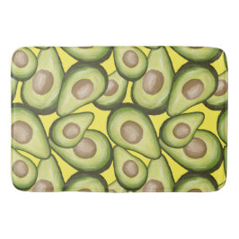 Gourmet Fresh Cut Vegan Avocado Pattern Badmat