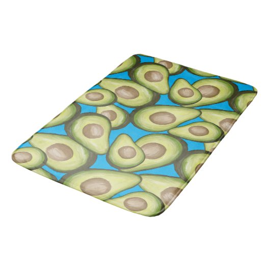 Gourmet Fresh Cut Vegan Avocado Pattern Badmat (Gekanteld)