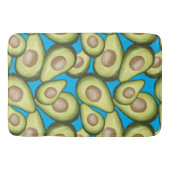 Gourmet Fresh Cut Vegan Avocado Pattern Badmat (Voorkant)