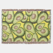 Gourmet Fresh Cut Vegan Avocado Pattern Deken (Voorkant)
