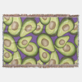 Gourmet Fresh Cut Vegan Avocado Pattern Deken (Voorkant)