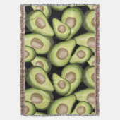 Gourmet Fresh Cut Vegan Avocado Pattern Deken (Voorkant Verticaal)