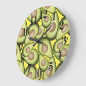 Gourmet Fresh Cut Vegan Avocado Pattern Grote Klok (Hoek)