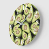 Gourmet Fresh Cut Vegan Avocado Pattern Grote Klok (Hoek)