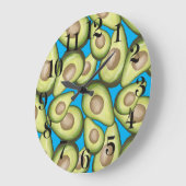 Gourmet Fresh Cut Vegan Avocado Pattern Grote Klok (Hoek)