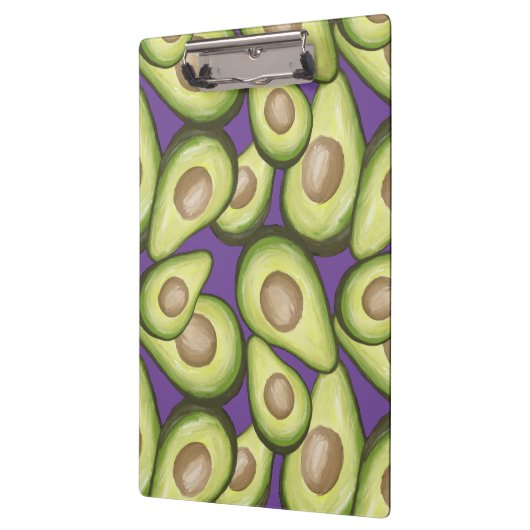 Gourmet Fresh Cut Vegan Avocado Pattern Klembord (Links)