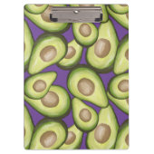 Gourmet Fresh Cut Vegan Avocado Pattern Klembord (Voorkant)