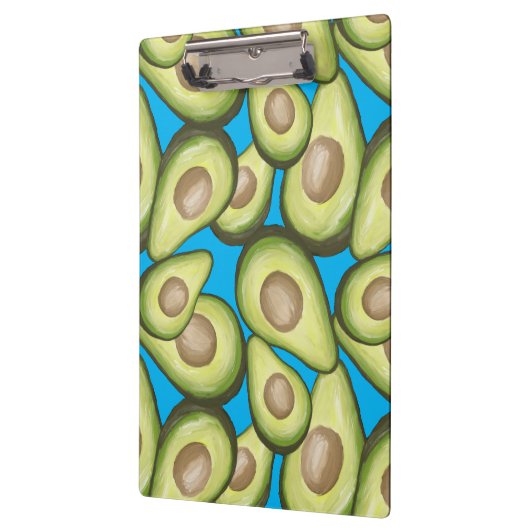 Gourmet Fresh Cut Vegan Avocado Pattern Klembord (Links)