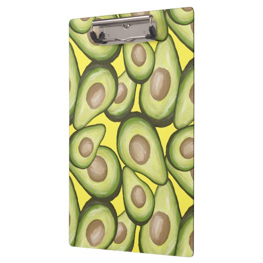 Gourmet Fresh Cut Vegan Avocado Pattern Klembord (Links)
