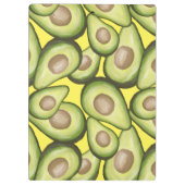 Gourmet Fresh Cut Vegan Avocado Pattern Klembord (Achterkant)