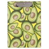 Gourmet Fresh Cut Vegan Avocado Pattern Klembord (Voorkant)