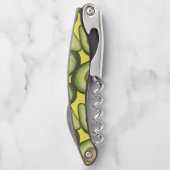 Gourmet Fresh Cut Vegan Avocado Pattern Kurkentrekker (Achterkant)