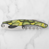 Gourmet Fresh Cut Vegan Avocado Pattern Kurkentrekker (Voorkant)