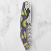 Gourmet Fresh Cut Vegan Avocado Pattern Kurkentrekker (Achterkant)