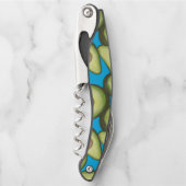 Gourmet Fresh Cut Vegan Avocado Pattern Kurkentrekker (Voorkant)