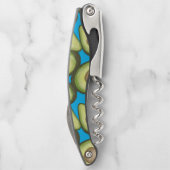 Gourmet Fresh Cut Vegan Avocado Pattern Kurkentrekker (Achterkant)