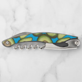 Gourmet Fresh Cut Vegan Avocado Pattern Kurkentrekker (Achterkant)