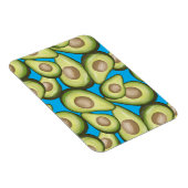 Gourmet Fresh Cut Vegan Avocado Pattern Magneet (Rechterzijde)