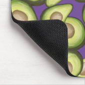 Gourmet Fresh Cut Vegan Avocado Pattern Muismat (Hoek)