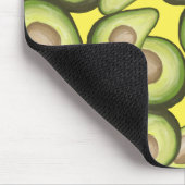 Gourmet Fresh Cut Vegan Avocado Pattern Muismat (Hoek)
