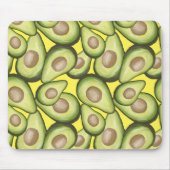 Gourmet Fresh Cut Vegan Avocado Pattern Muismat (Voorkant)
