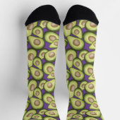 Gourmet Fresh Cut Vegan Avocado Pattern Sokken (Top)