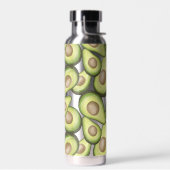 Gourmet Fresh Cut Vegan Avocado Pattern Waterfles (Links)