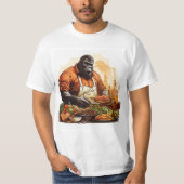 "Gourmet Gorilla: het T-shirt van de Chef's Choice (Voorkant)