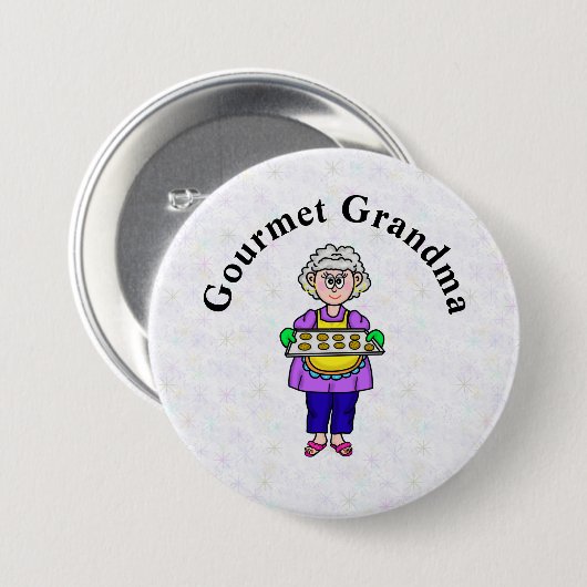Gourmet Grandma Button (Voorkant /achterkant)